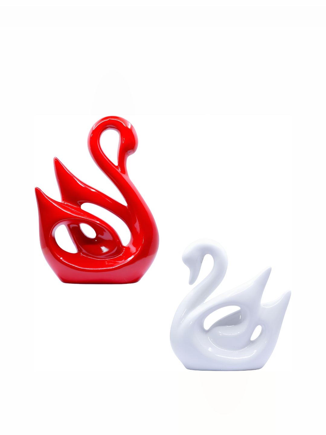 GW CREATIONS Red & White 2 Pieces Figurine Showpiece-picture-24