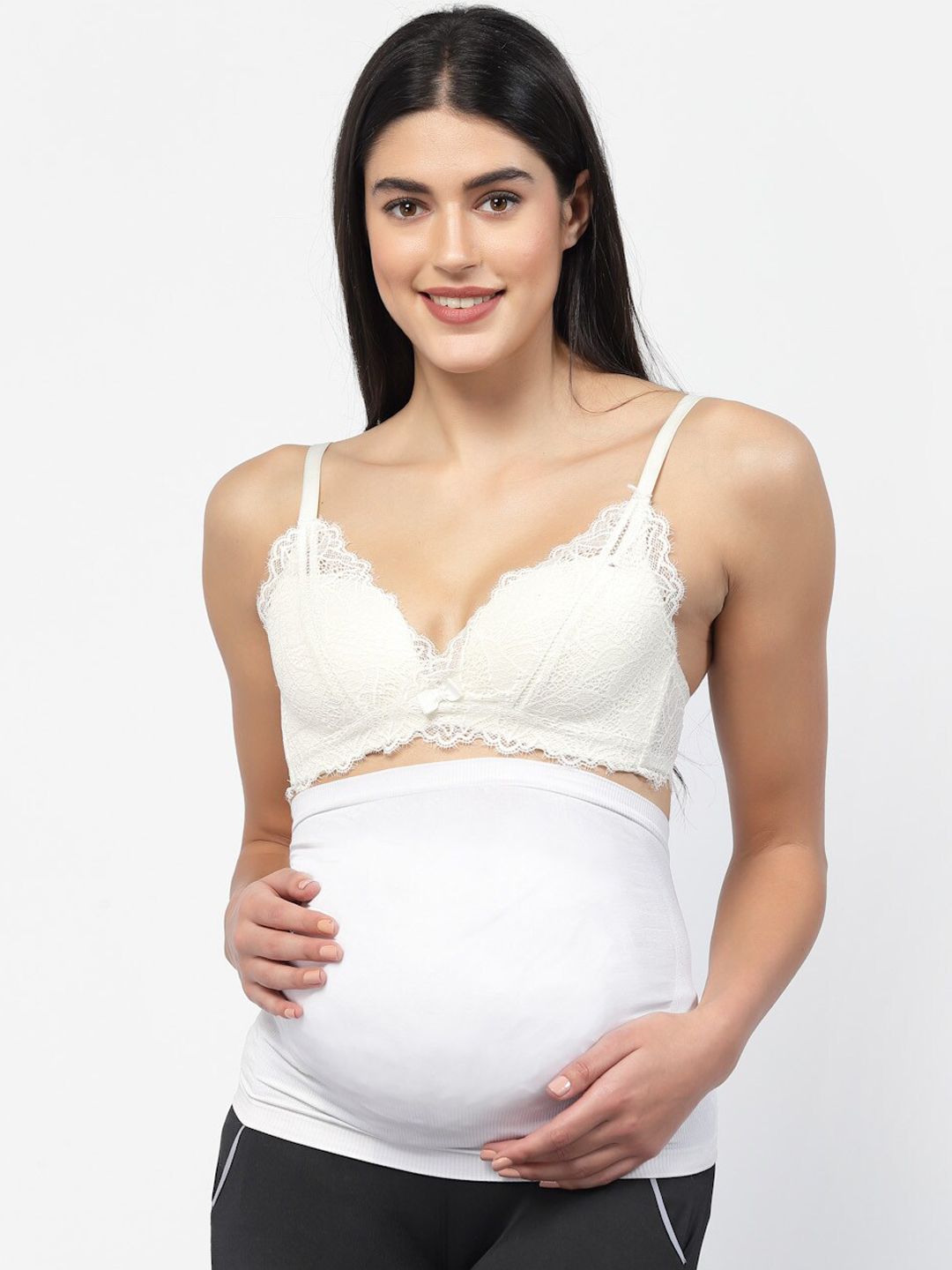 Inner Sense Bamboo Fiber Seamless Side Maternity Shapewear Belly Band-picture-29