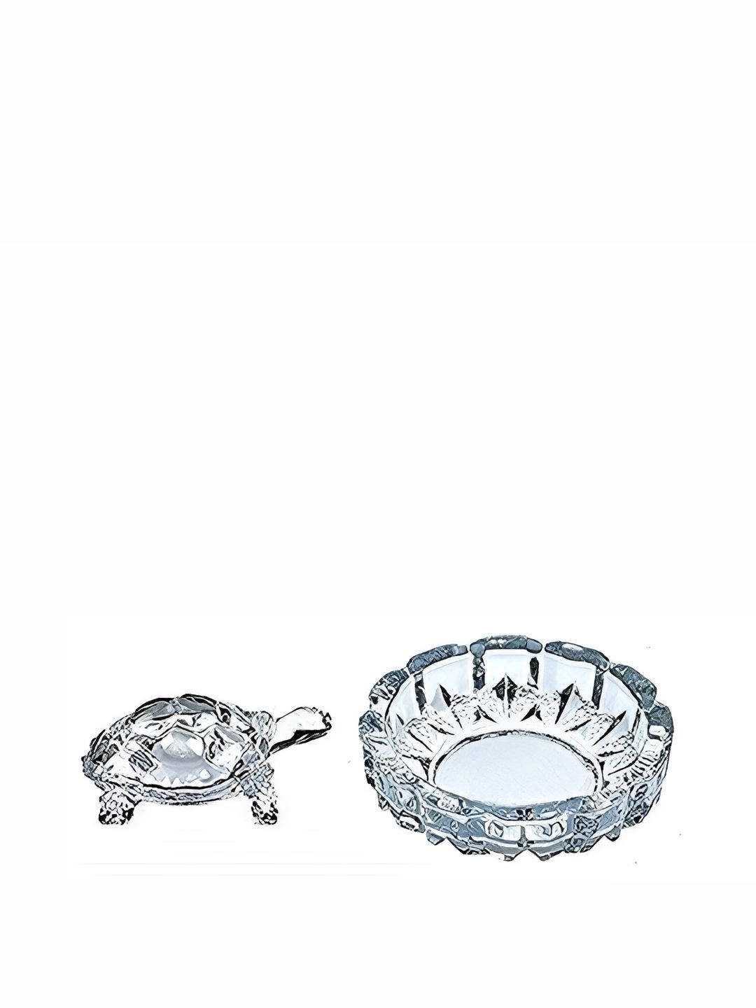 Navyaksh Tortoise Glass with Plate Showpiece-picture-40