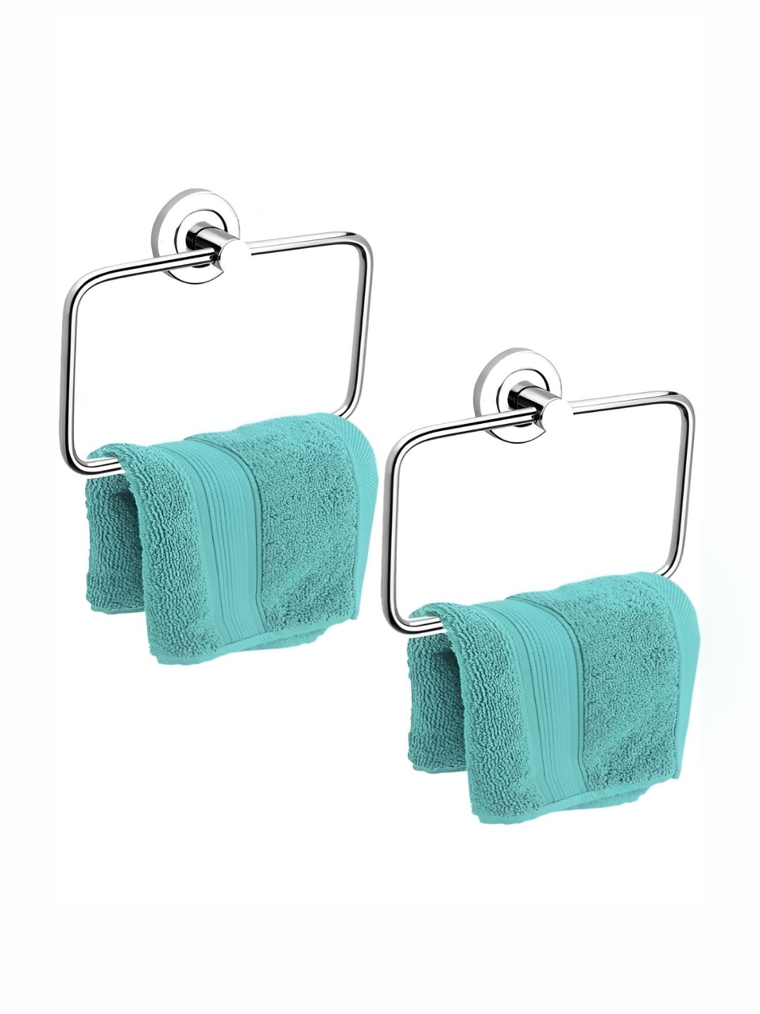Well Set Steel Toned 2 Pieces Stainless Steel Towel Rod-picture-40