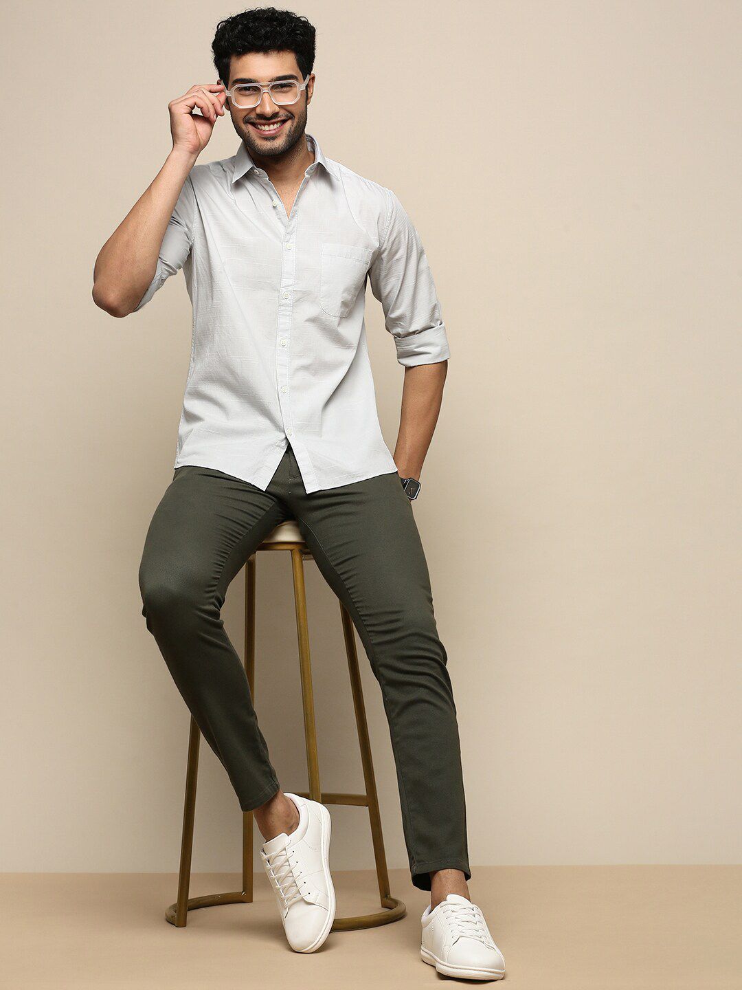 INVICTUS Sport Slim Fit Horizontal Striped Cotton Casual Shirt-picture-22