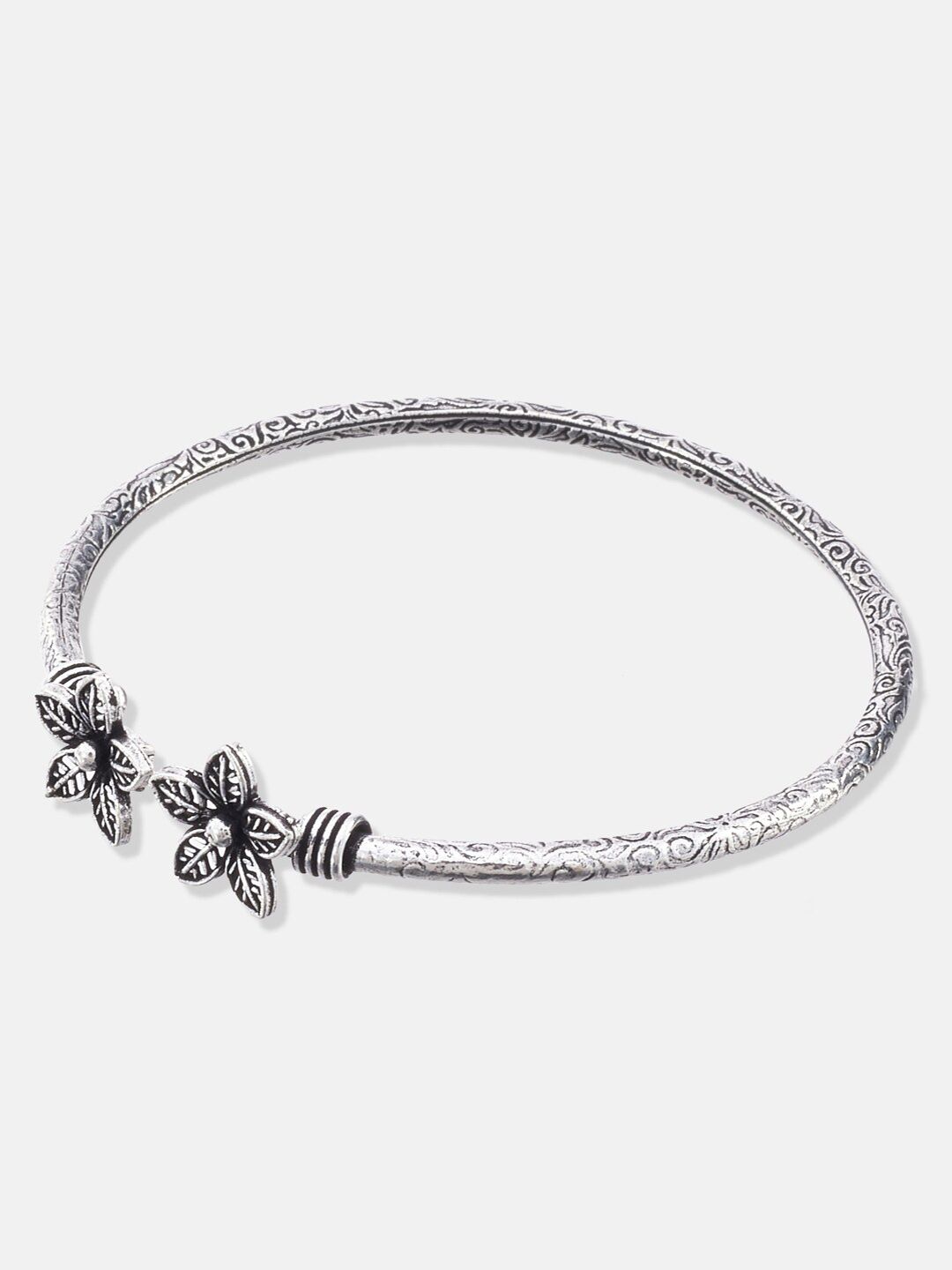 ATIBELLE Silver-Plated German Silver Cuff Bracelet
