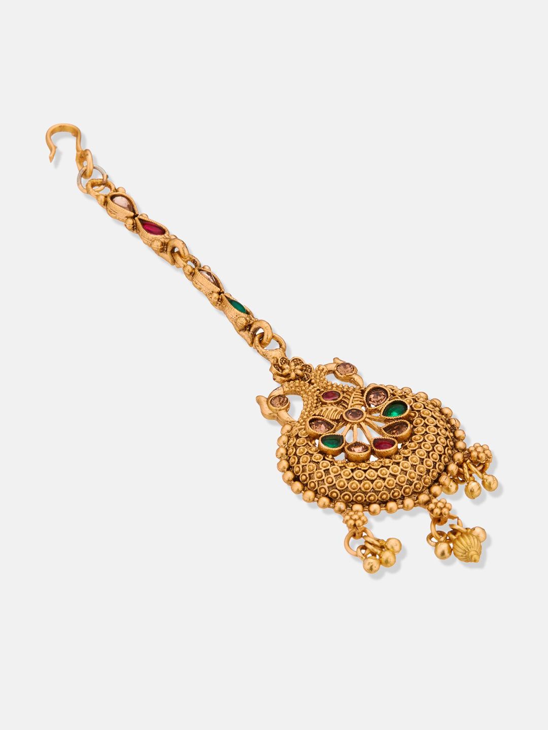 ATIBELLE Gold Plated Kundan Studded Jewellery Set