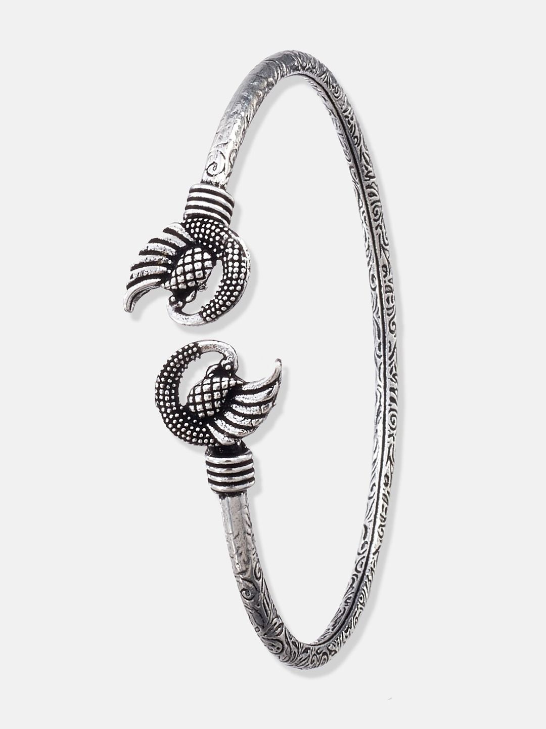 ATIBELLE Silver-Plated German Silver Cuff Bracelet