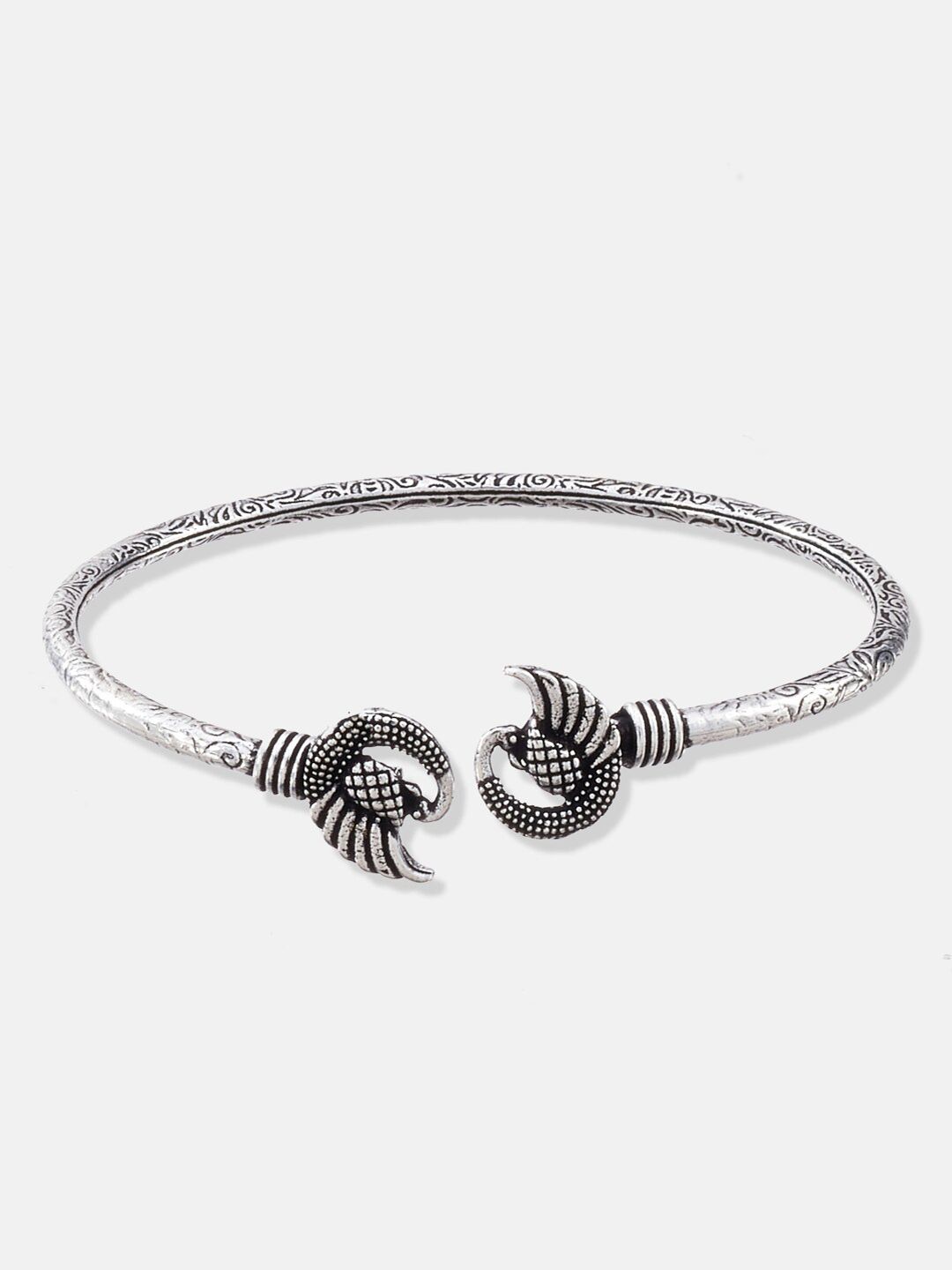 ATIBELLE Silver-Plated German Silver Cuff Bracelet