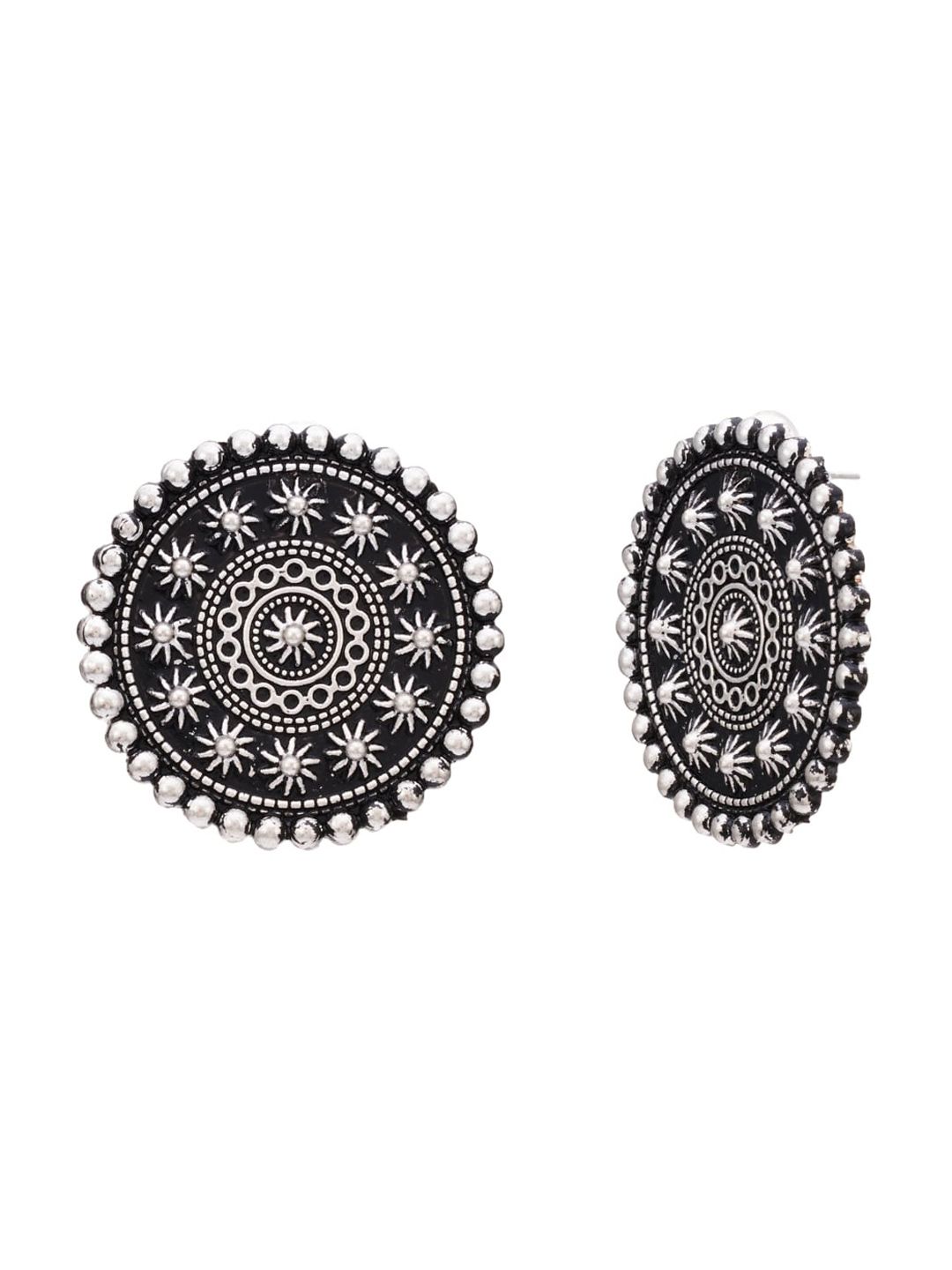 ATIBELLE German Silver Silver Plating Ethnic Earrings