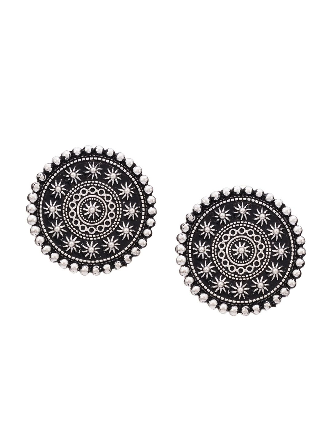 ATIBELLE German Silver Silver Plating Ethnic Earrings