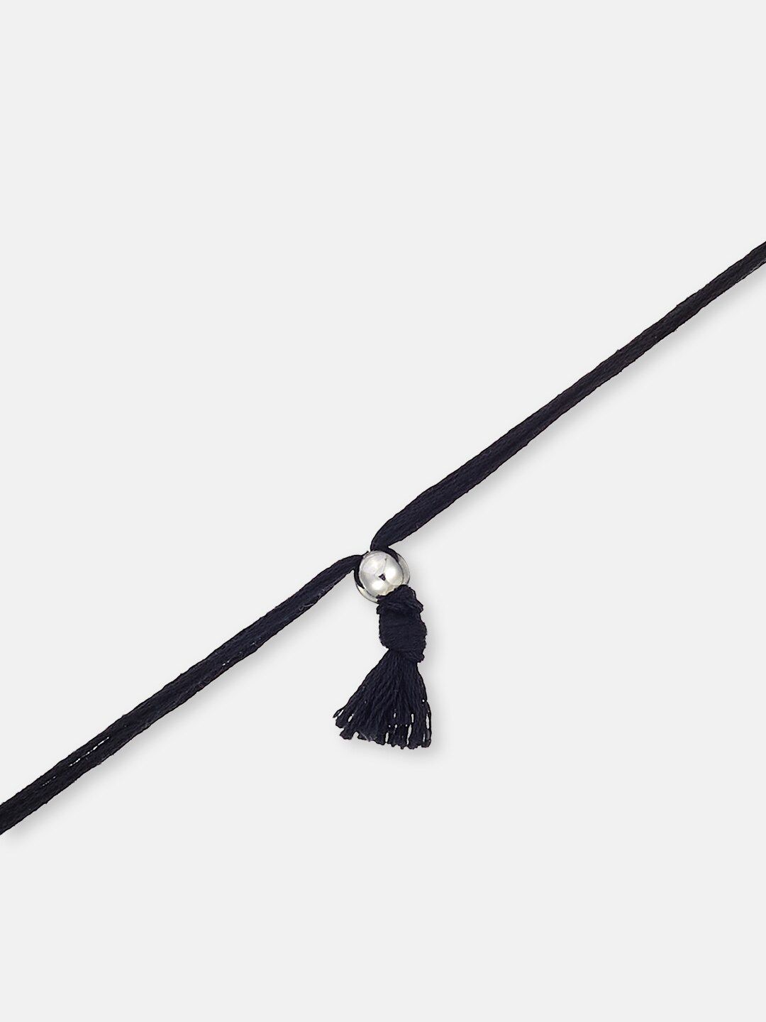 ATIBELLE Silver-Plated German Silver Kundan Stone Studded Necklace
