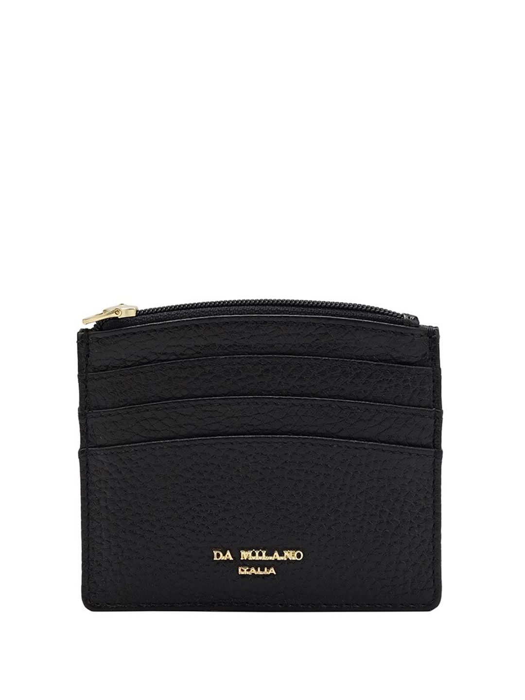 Da Milano Unisex Textured Leather Card Holder-picture-12