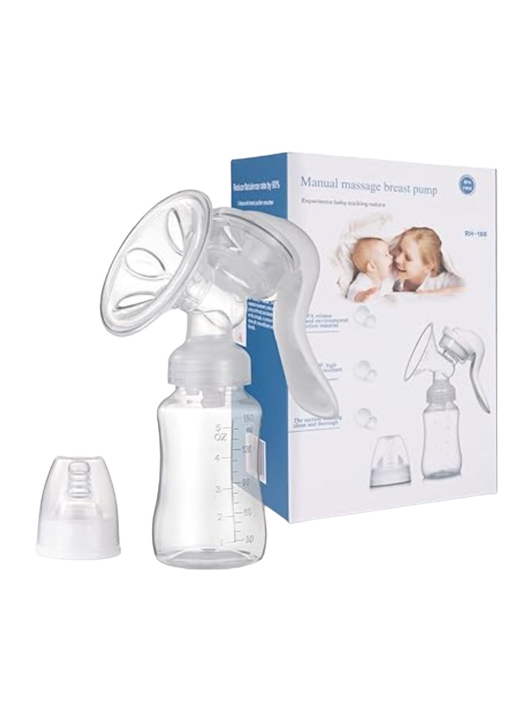 Babymoon Manual Breast Pumps With Feeding Bottles-picture-42