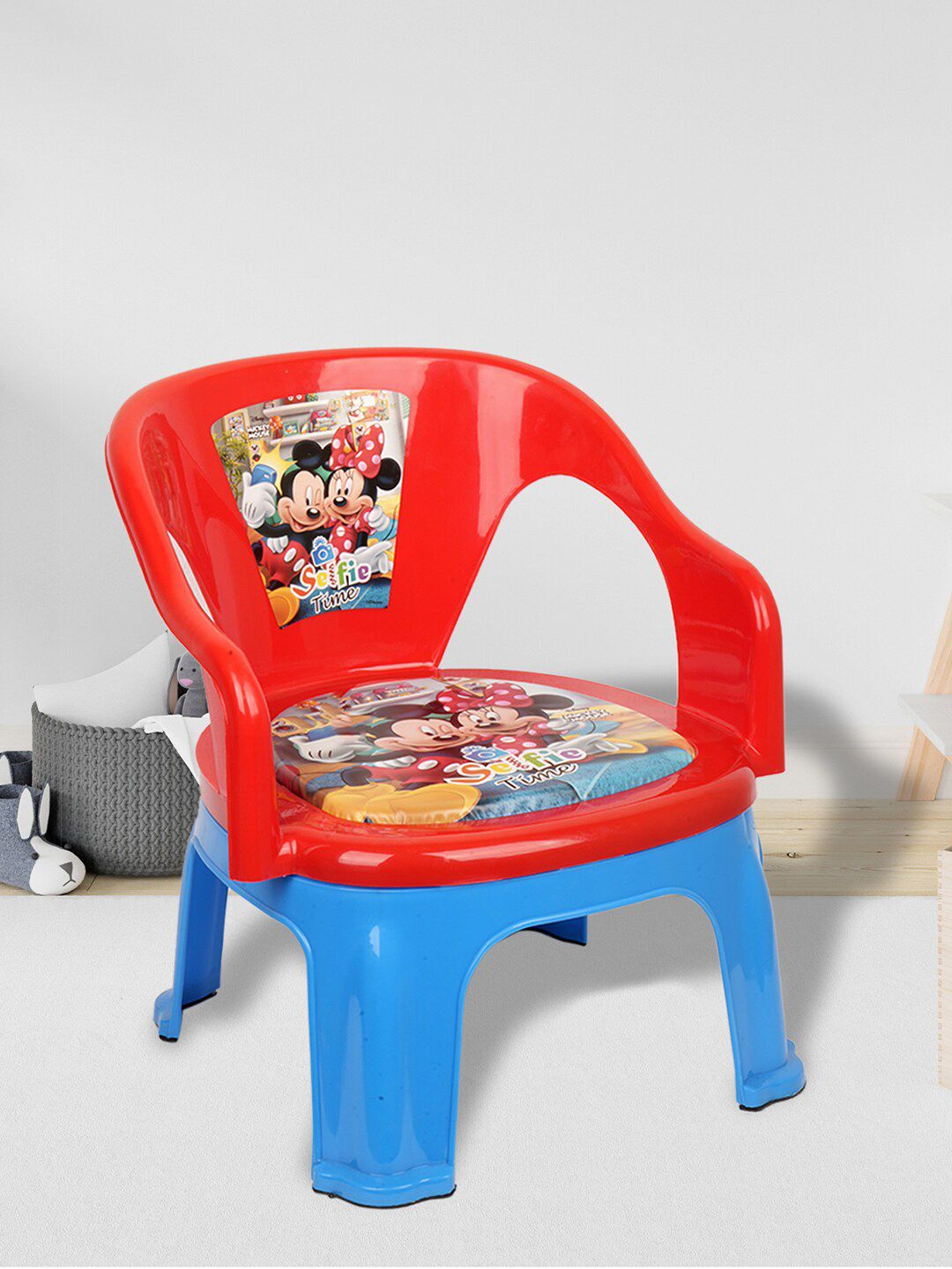 Kuber Industries Disney Mickey Water Resistant Baby Chair