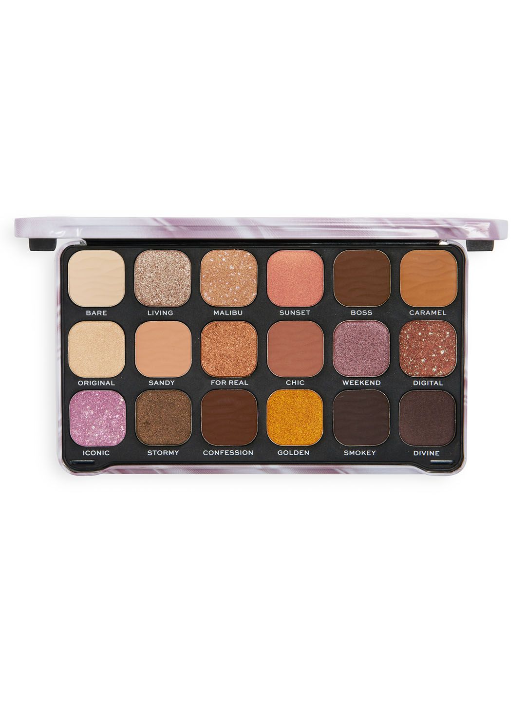 Makeup Revolution London Forever Flawless Eyeshadow Palette - Nude Silk-image-36