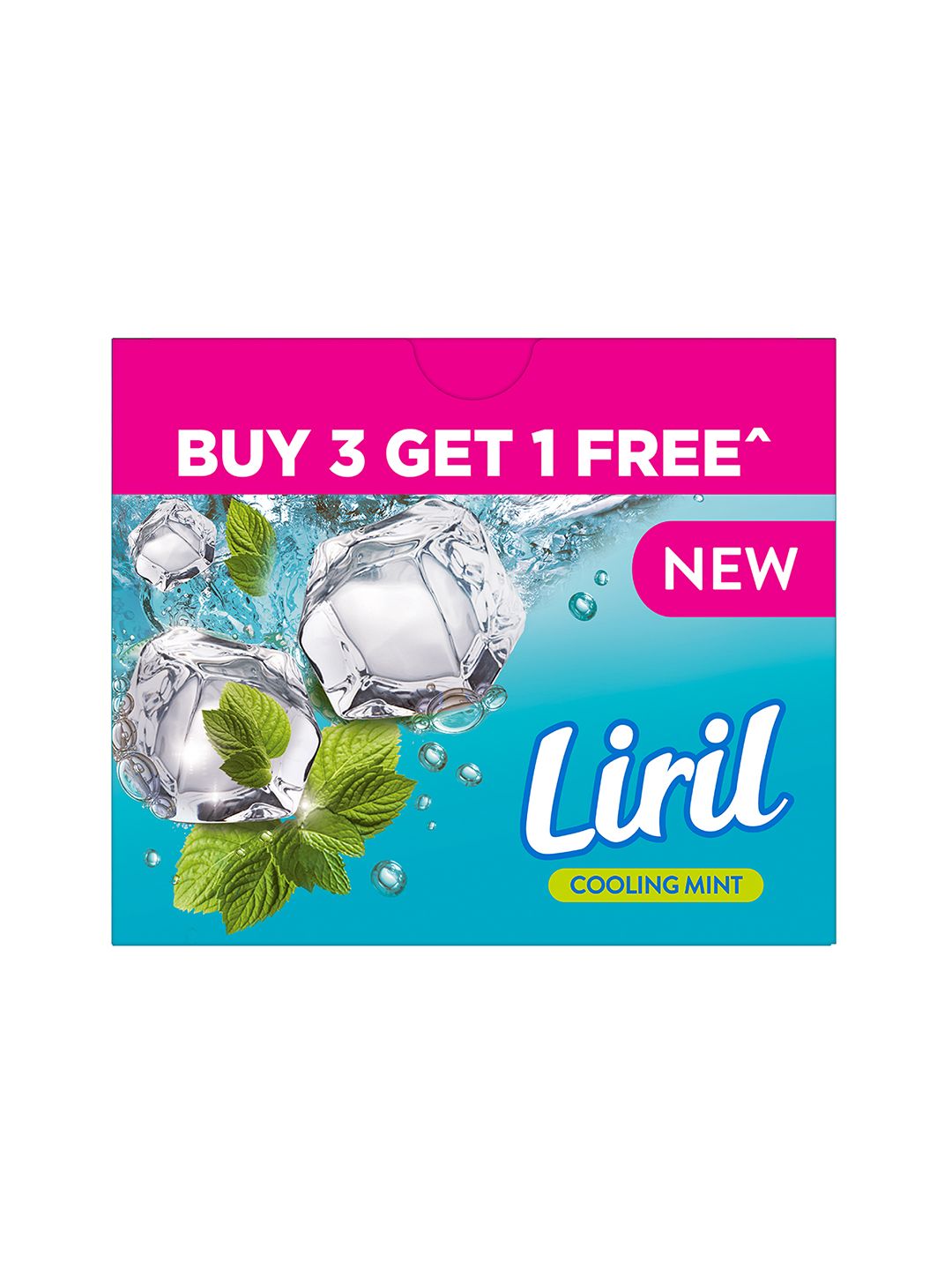 Liril Cooling Mint Soap With Pure Mint Oil - Buy 3 Get 1 Free - 125g Each-image-5