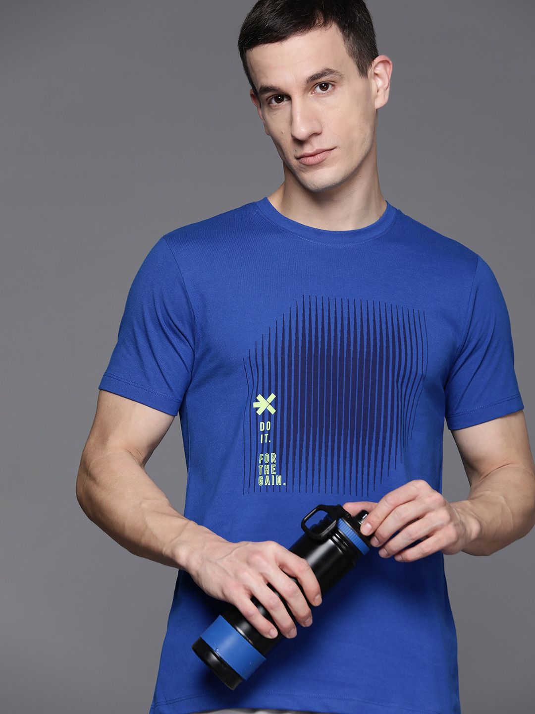HRX by Hrithik Roshan Rapid Dry Printed Training T-shirt