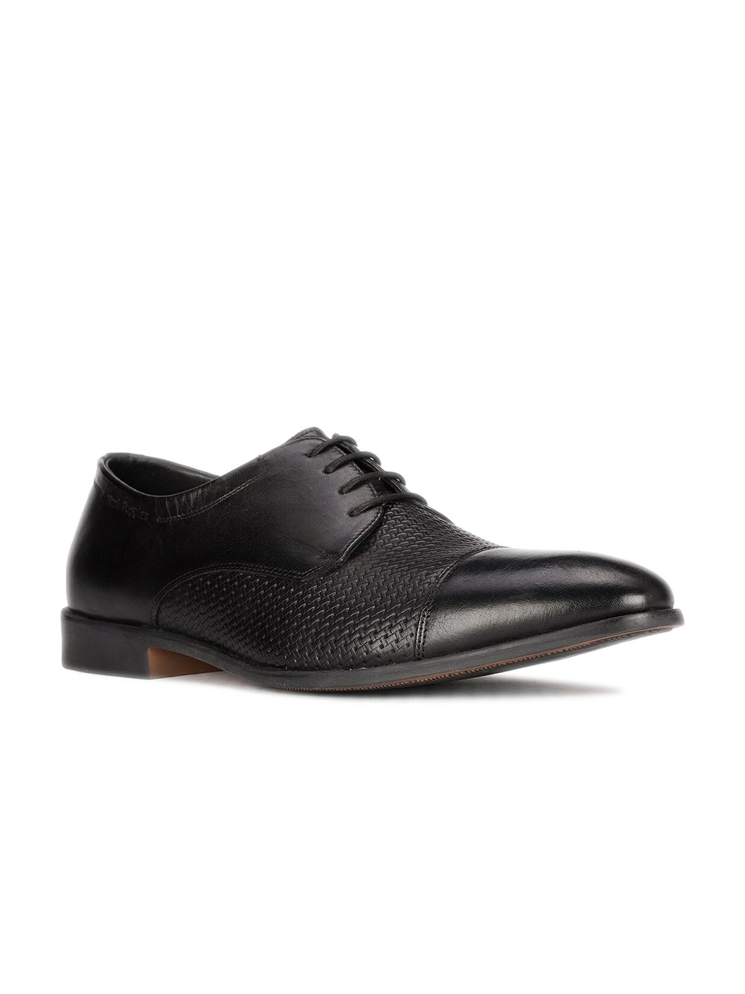 Hush Puppies Men Textured Round Toe Formal Derbys-picture-44