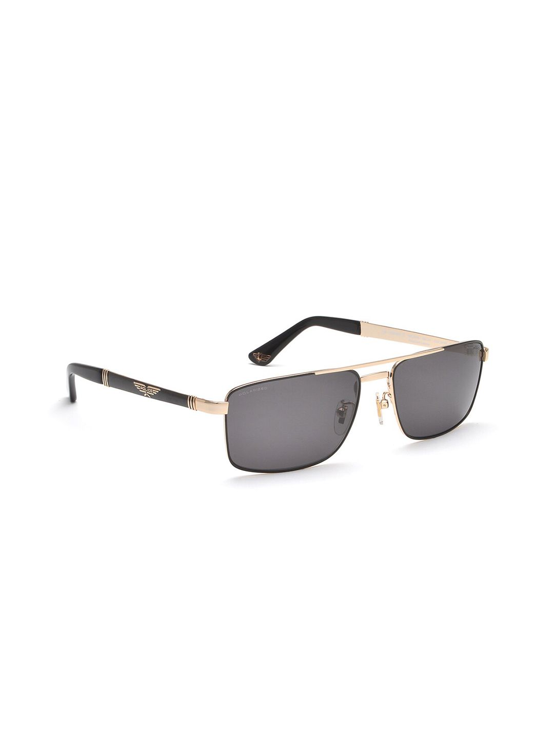 Police Men Rectangle Sunglasses with UV Protected Lens SPLB43K60301PSG-picture-11