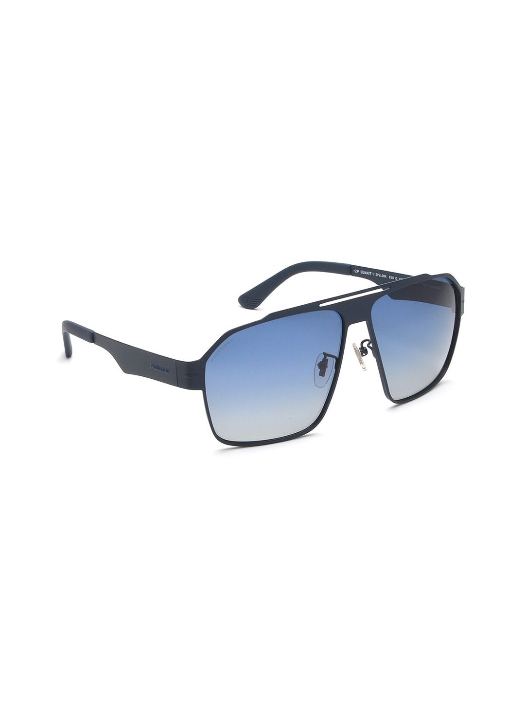 Police Men Square Sunglasses with UV Protected Lens SPLL08K63S72PSG-picture-40