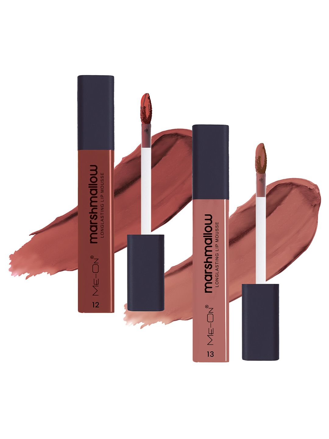 ME-ON Set Of 2 Marshmallow Long Lasting Lip Mousse -6ml Each - Espresso 12-Nude Nuance 13-picture-34