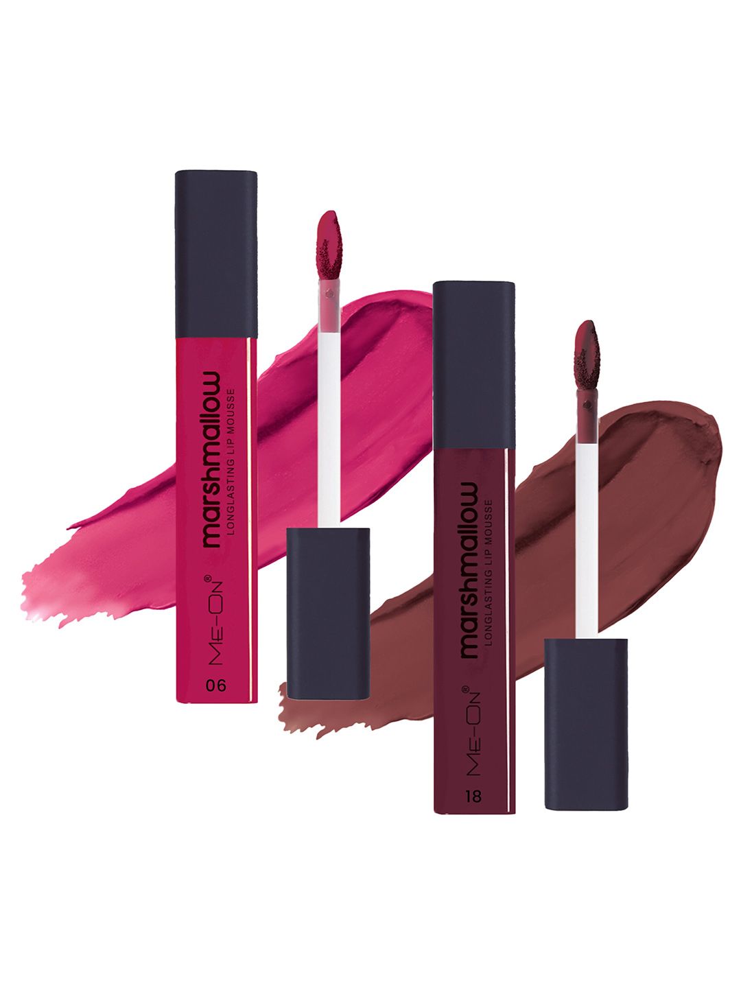 ME-ON Marshmallow Set Of 2 Long Lasting Lip Mousse -6ml Each
-Fuchsia 06-Spicy Sangria 18-picture-36