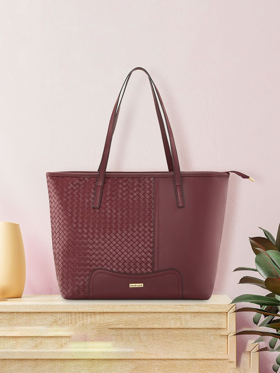 Fastrack Textured Structured Shoulder Bag-picture-24