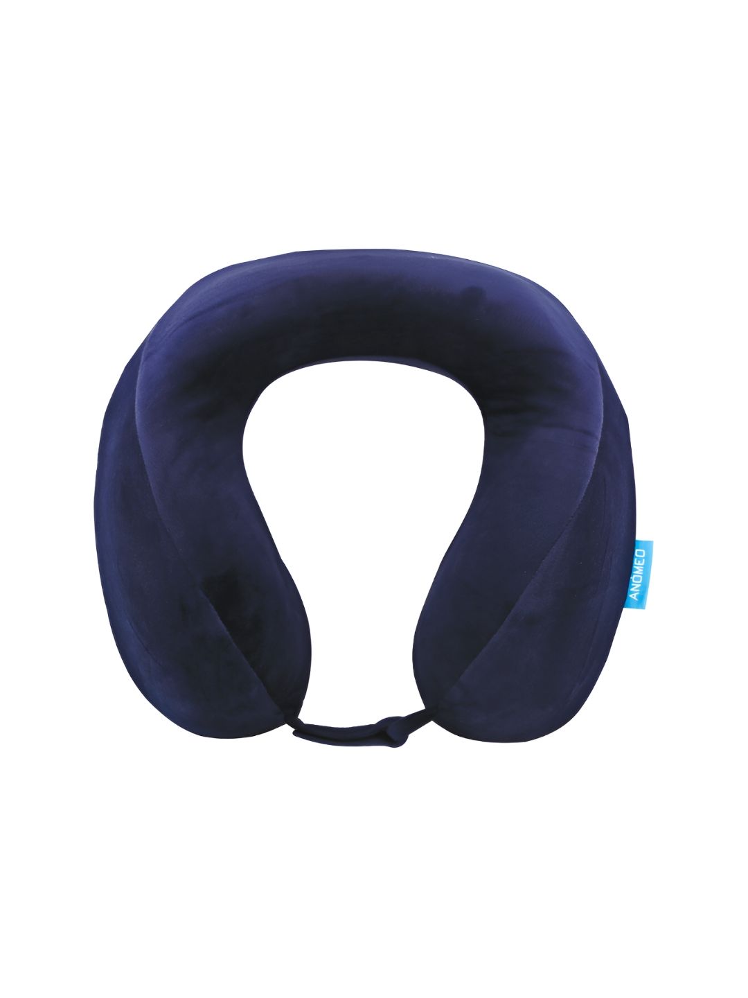 ANOMEO Navy Blue Memory Foam Filled Faux Velvet Core Pillow-picture-57