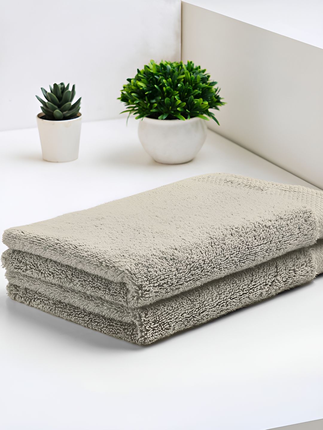 SPACES Luxury Grey 2 Pieces Cotton Hand Towels-picture-34