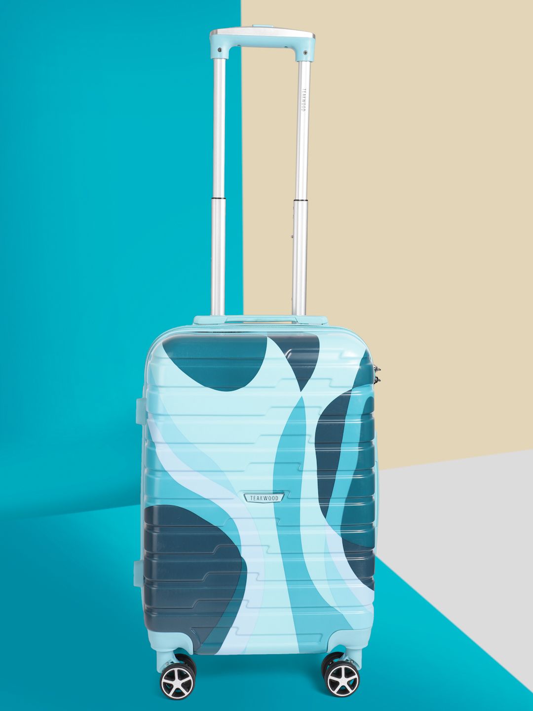 Teakwood Leathers Carnival 360 Degree Rotation Hard-Sided Cabin-Sized Trolley Bag 32L-picture-39