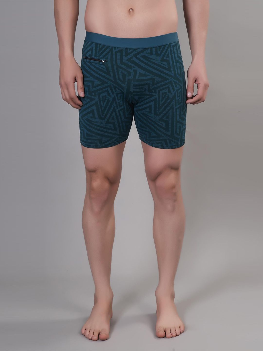 Apraa & Parma Men Printed Slim-Fit Swim Shorts-picture-27