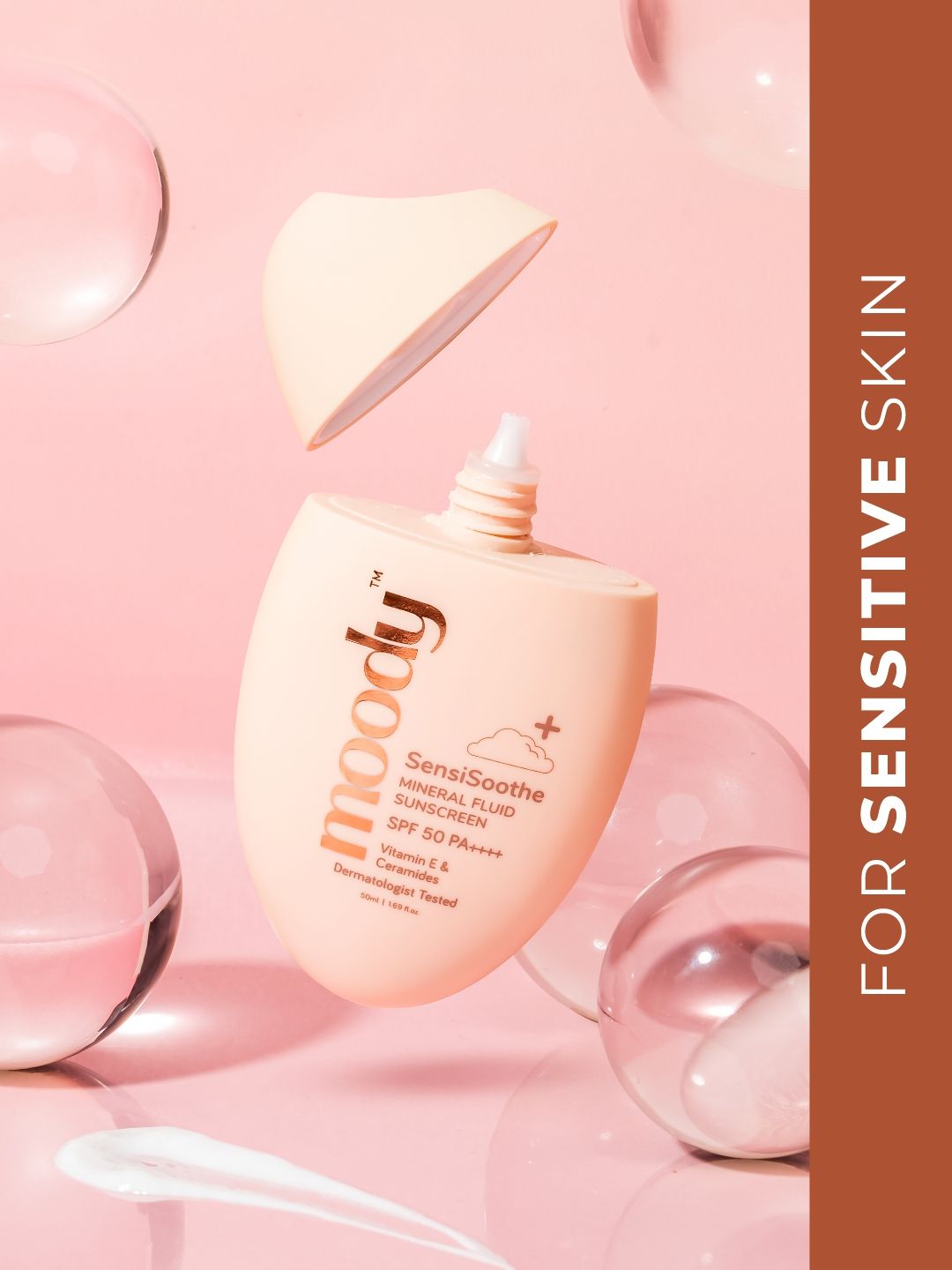 MOODY SensiSoothe Mineral Fluid Sunscreen With SPF 50 PA++++ - 50ml-image-40