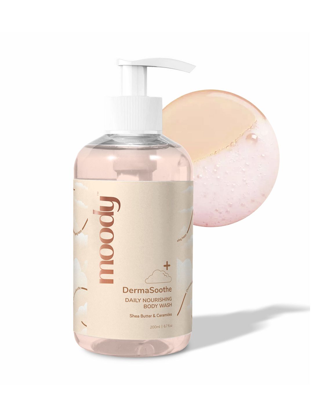 MOODY DermaSoothe Daily Nourishing Body Wash with Ceramides & Shea Butter - 200 ml-image-24