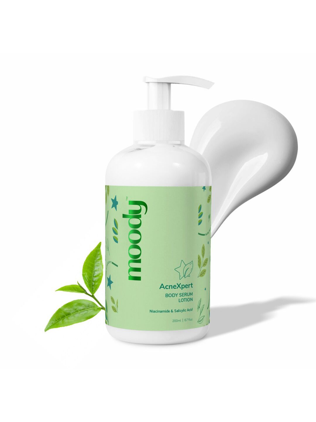 MOODY AcneXpert Body Serum Lotion with Niacinamide & Salicylic Acid - 200 ml-picture-19