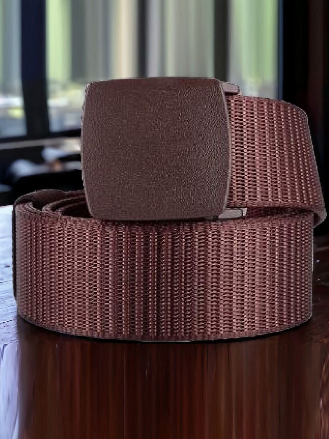 Kastner Men Woven Design Slider Buckle Belt-image-20