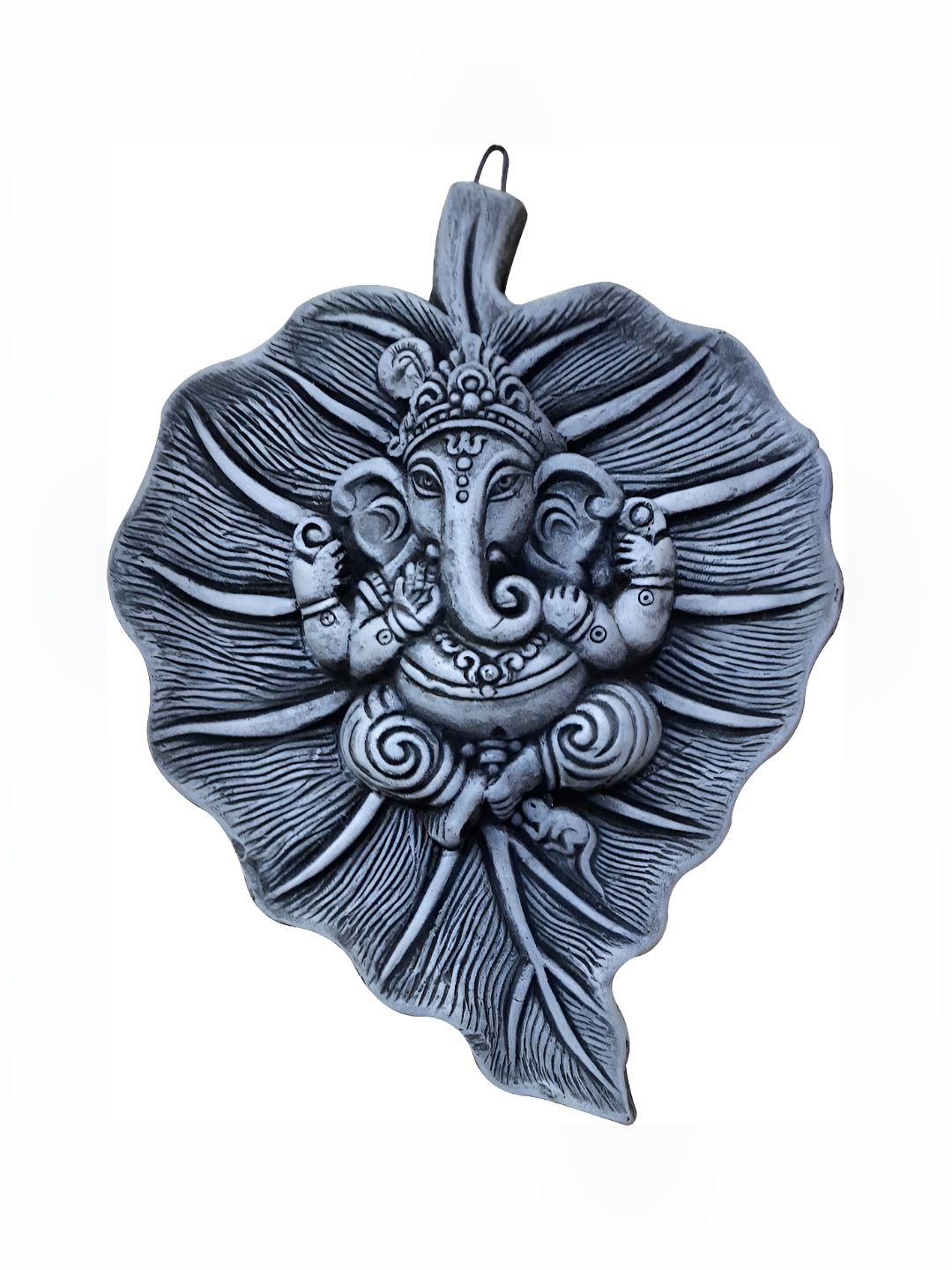 ESVAR STONECRAFT Grey Religious Terracotta Idol Showpiece-picture-44