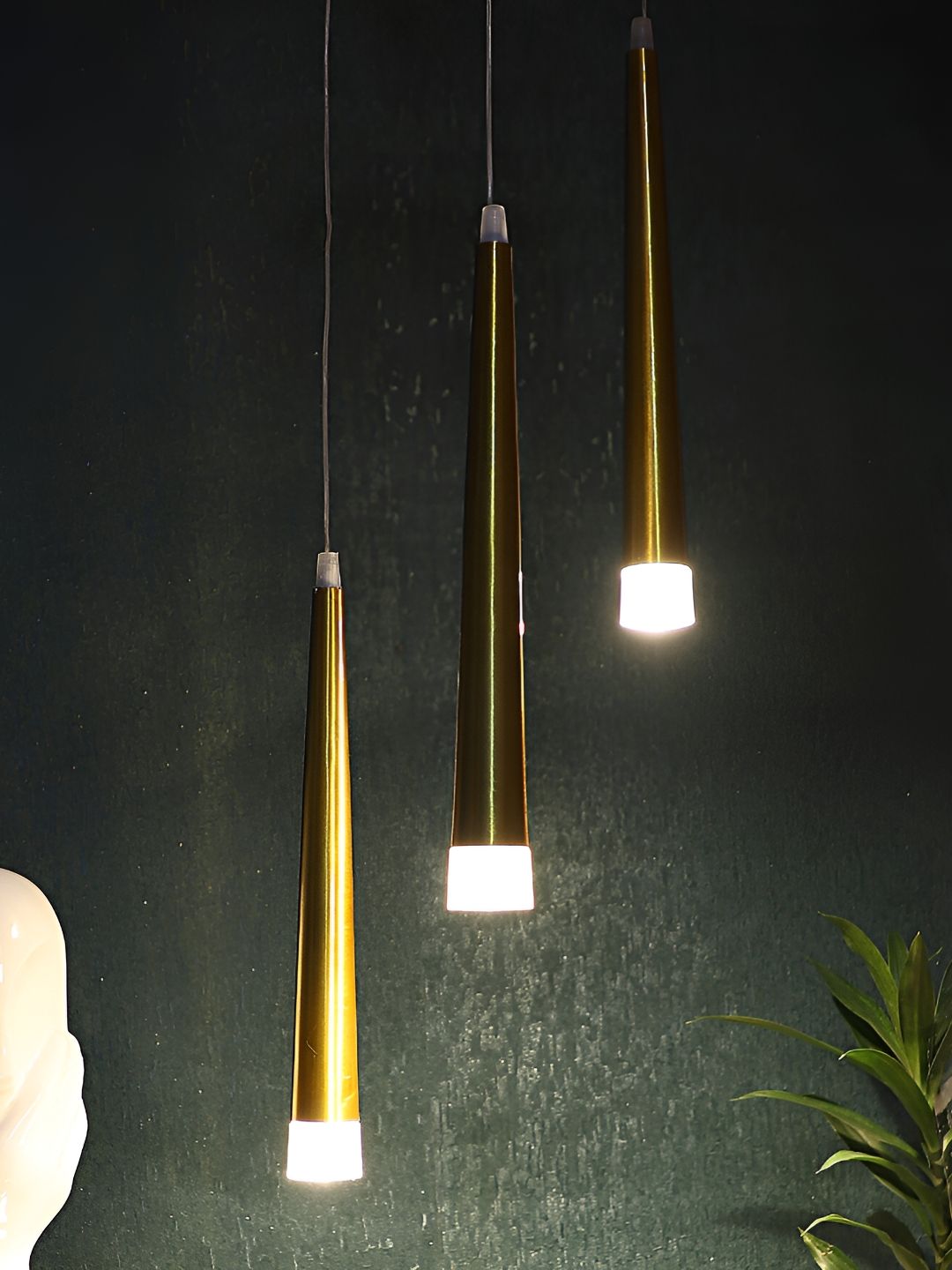 ELIANTE Gold Toned Iron Contemporary Hanging Ceiling Lamp-picture-17