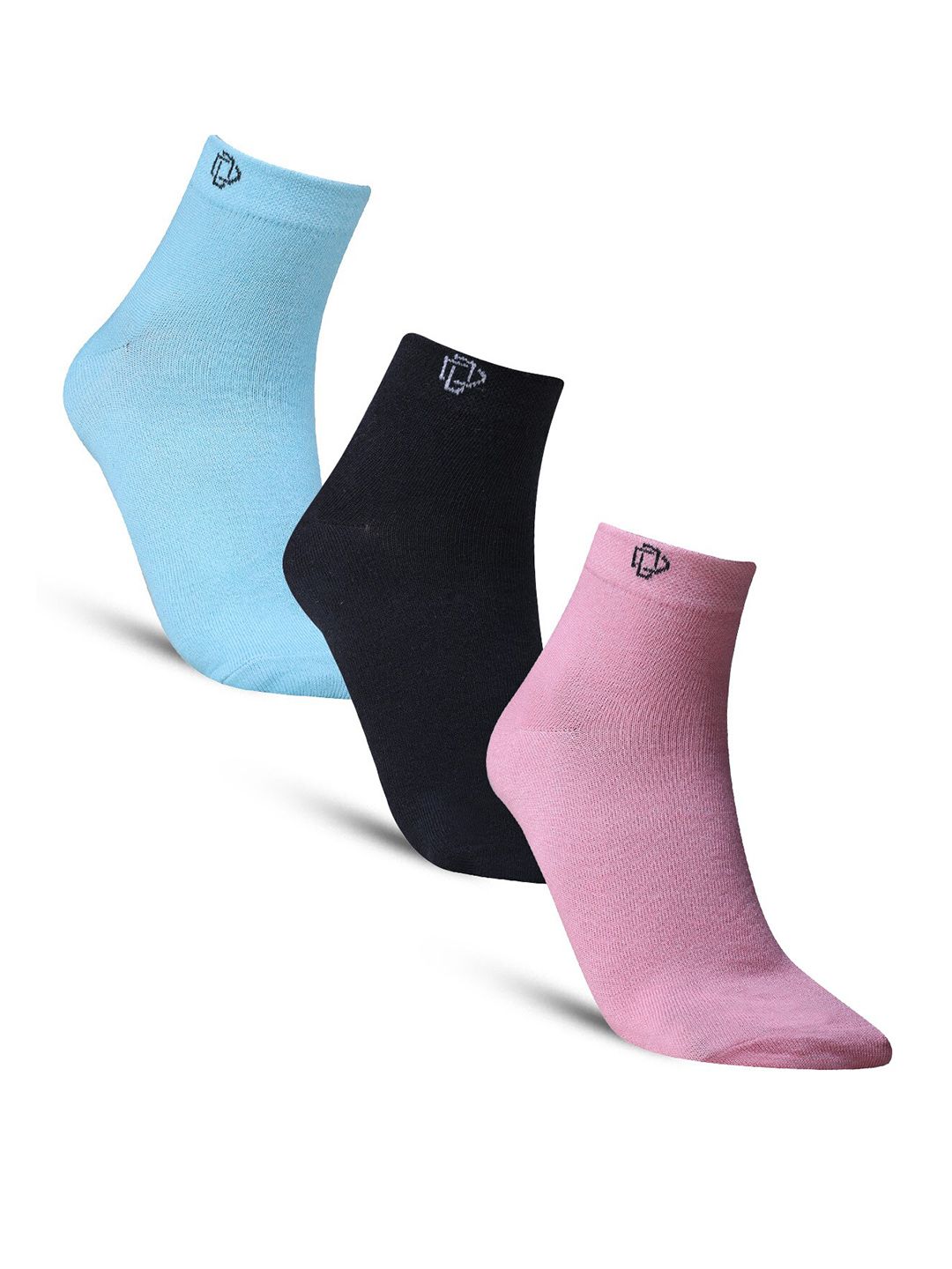 Dollar Socks Pack Of 3 Cotton Ankle-Length Socks-image-39