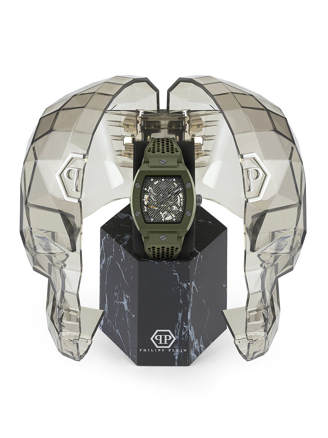 PHILIPP PLEIN Men Printed Analogue Bioceramic Automatic Watch PWVBA0223-picture-16