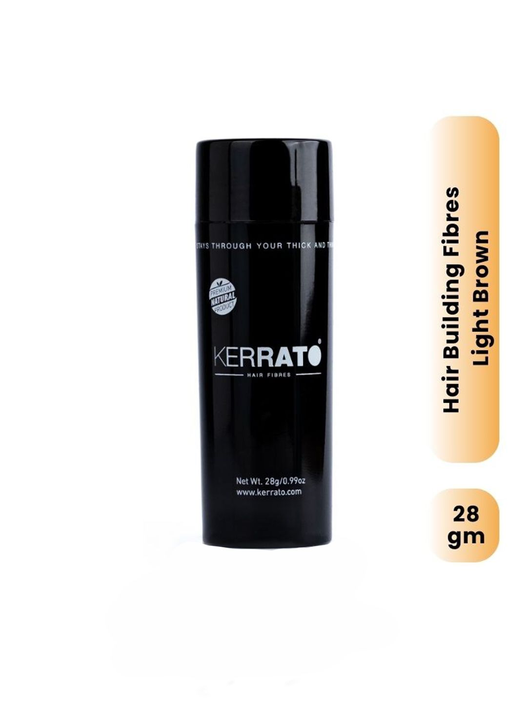 KERRATO HAIR FIBRES Thinning Hair - 28g - Light Brown-picture-10