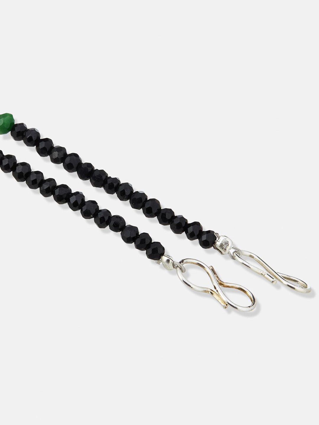 ATIBELLE Silver-Plated Stone Studded Anklet