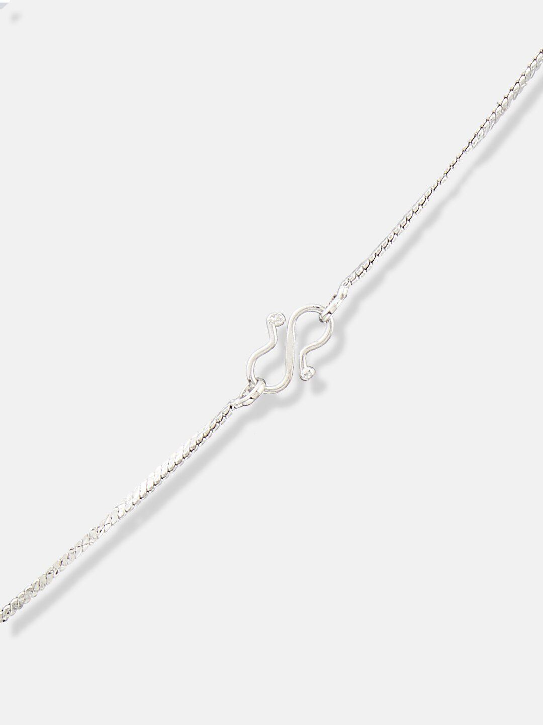 ATIBELLE Silver-Plated Cubic Zirconia Stone Studded Jewellery Set