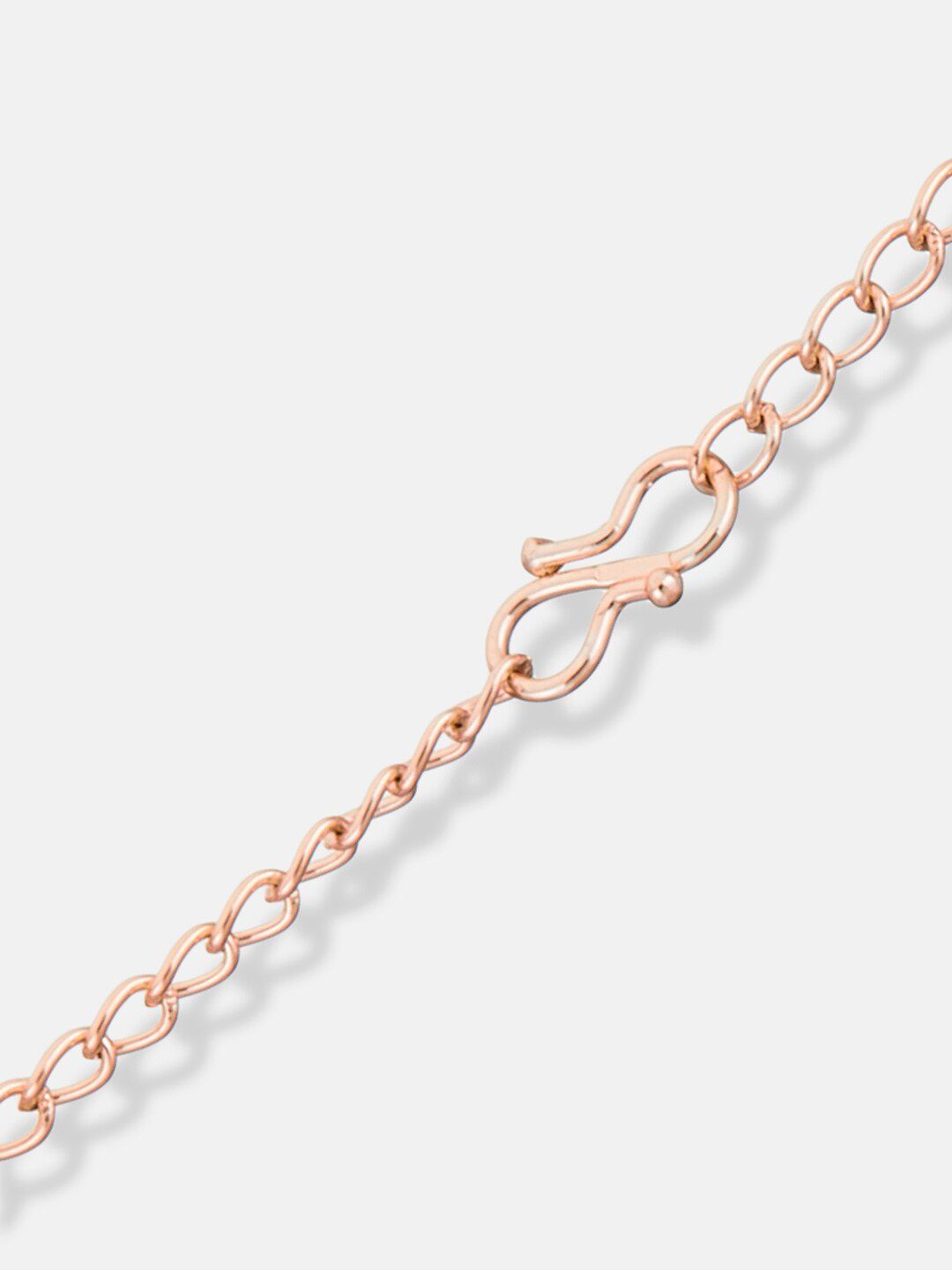 ATIBELLE Rose Gold Plated Cubic Zirconia Studded Jewellery Set