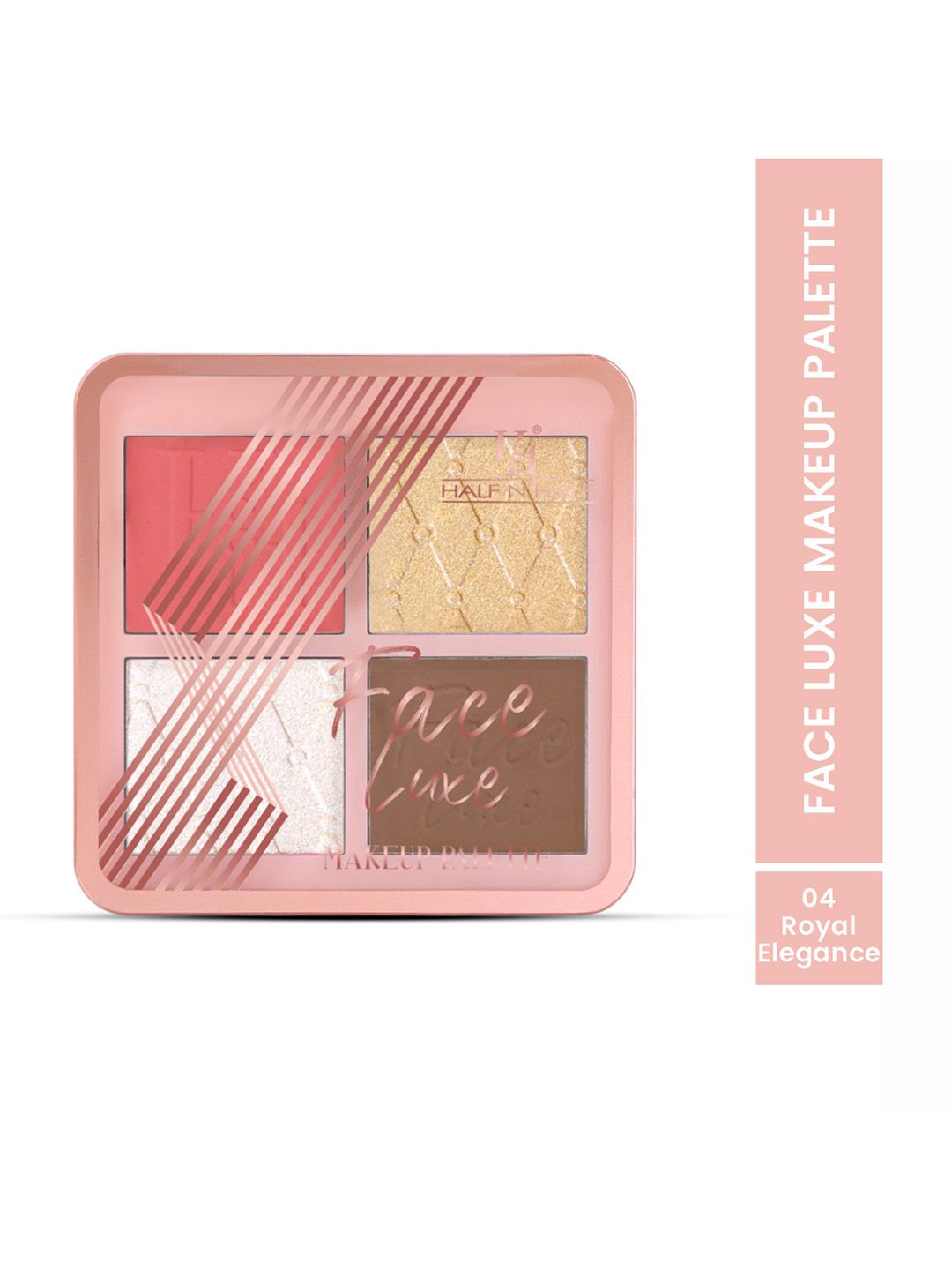 Half N Half Face Luxe Long Lasting Makeup Palette - 28g - Royal Elegance 04-picture-27
