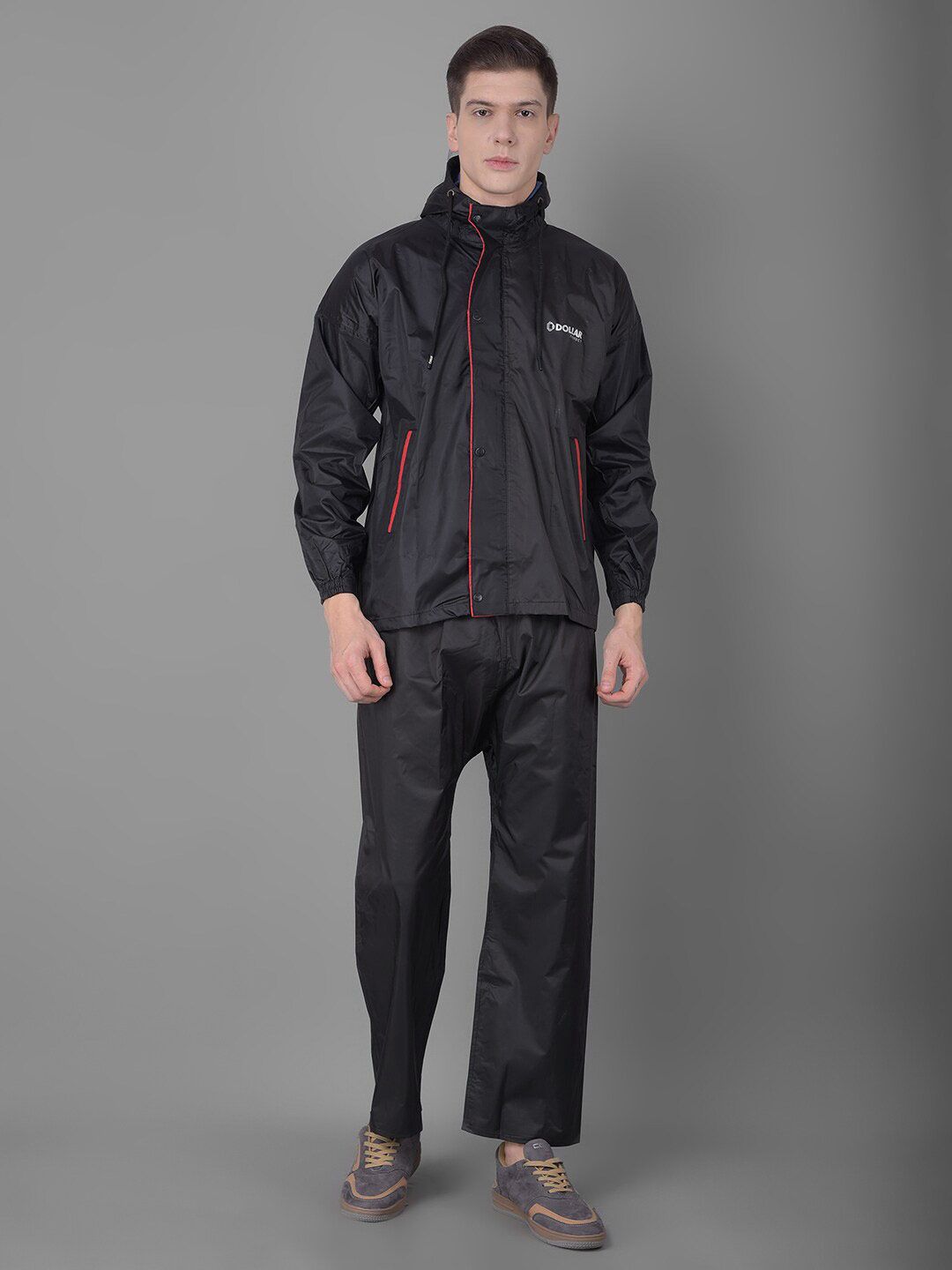 Dollar Men Adjustable Reversible Hooded Rain Jacket-picture-12