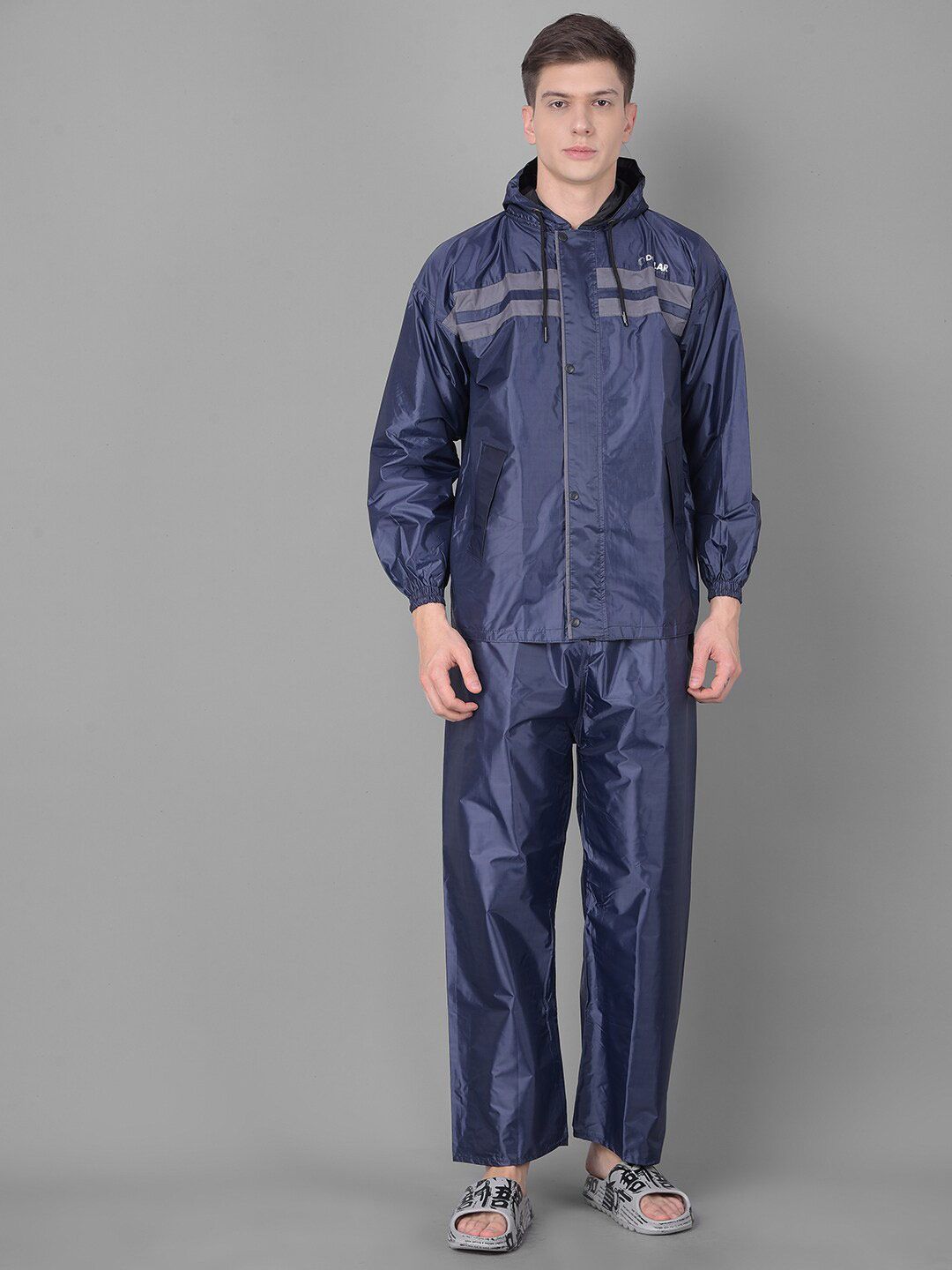 Dollar Men Adjustable Reversible Hooded Rain Jacket-picture-21