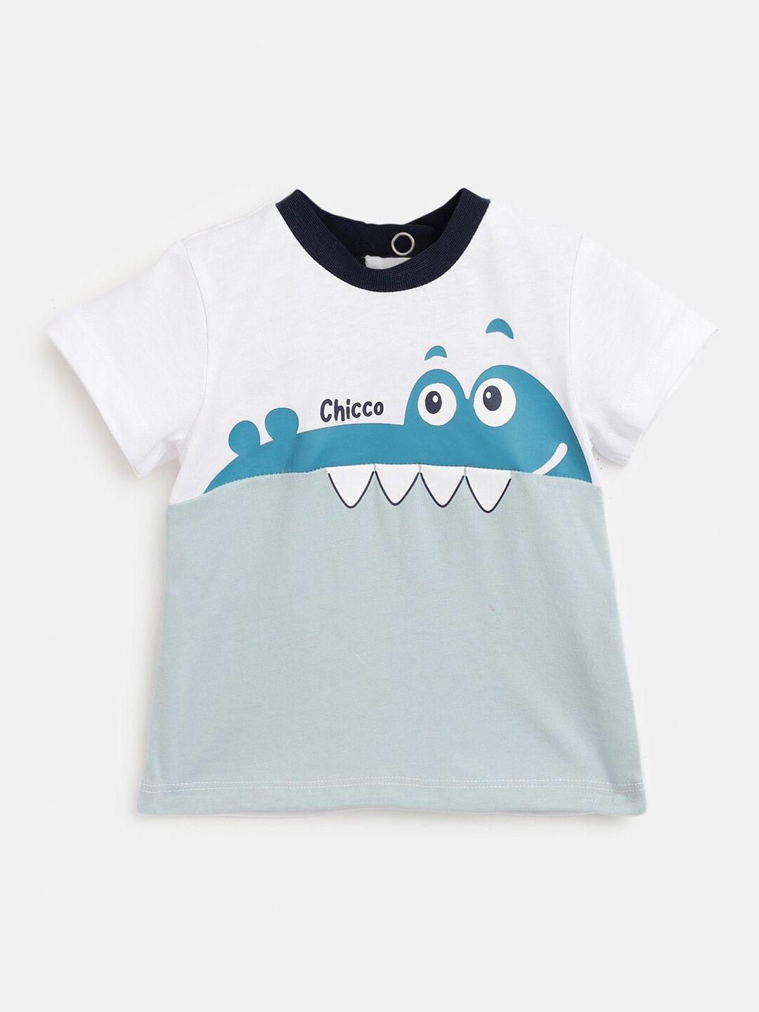 Chicco Boys Typography Printed Cotton Round Neck Regular Fit T-shirt-picture-21