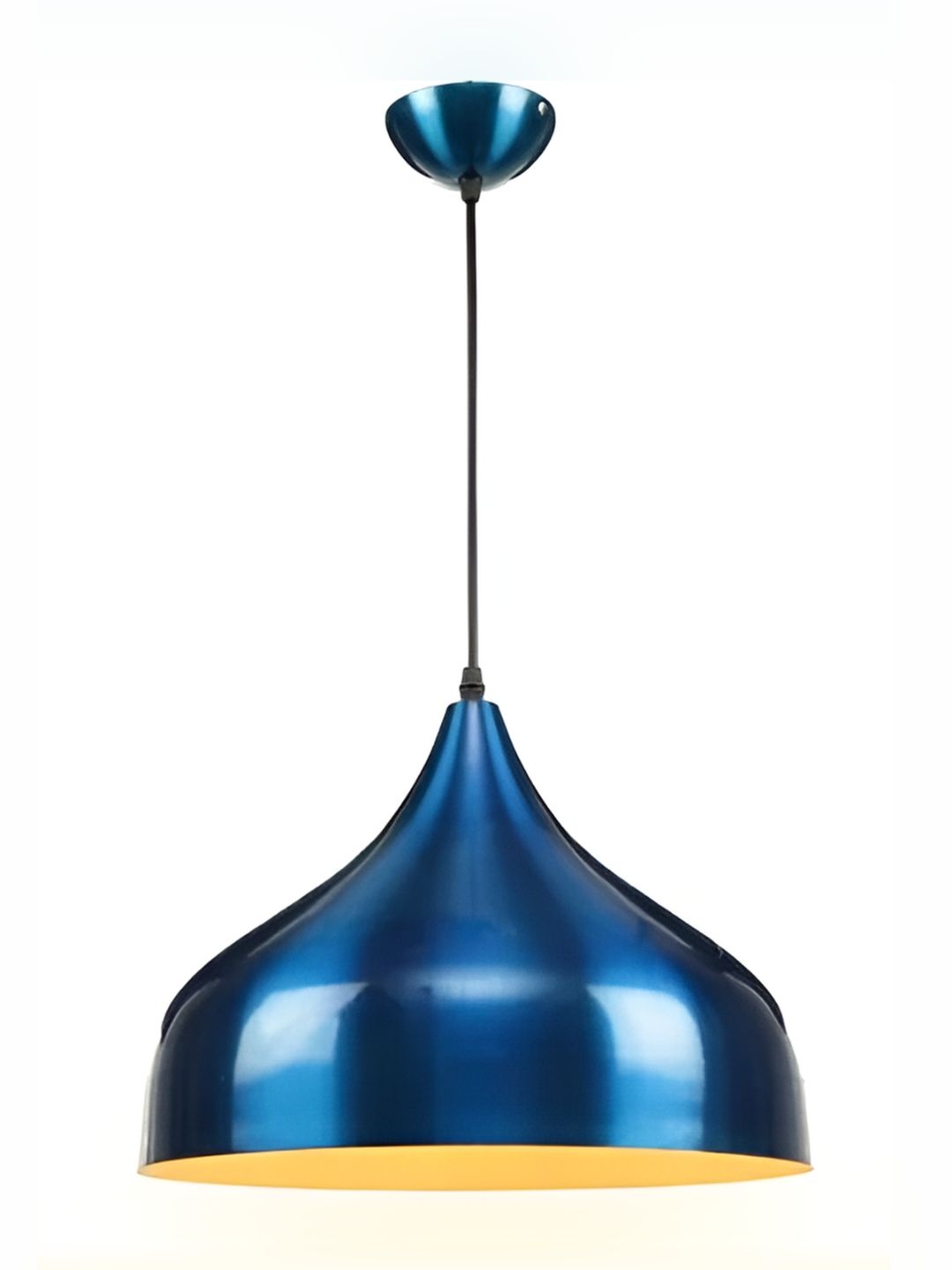 Areezo Blue Abstract Shaped Metal Ceiling Lamp-picture-20