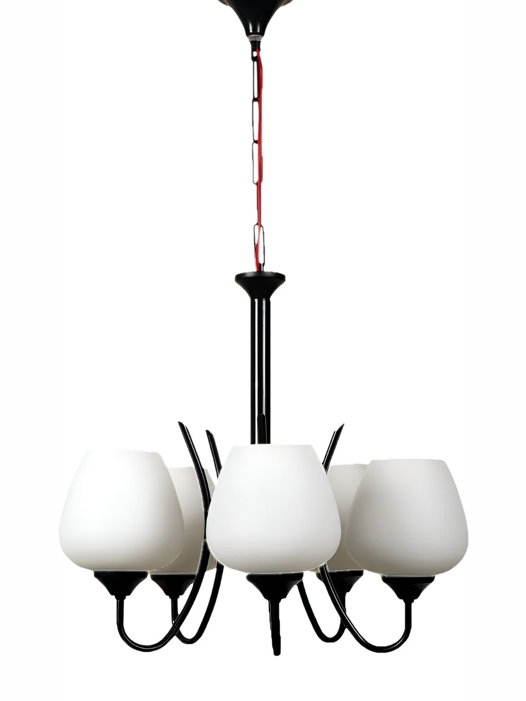 Areezo Black & White Bell Shaped Ceiling Lamp-picture-38