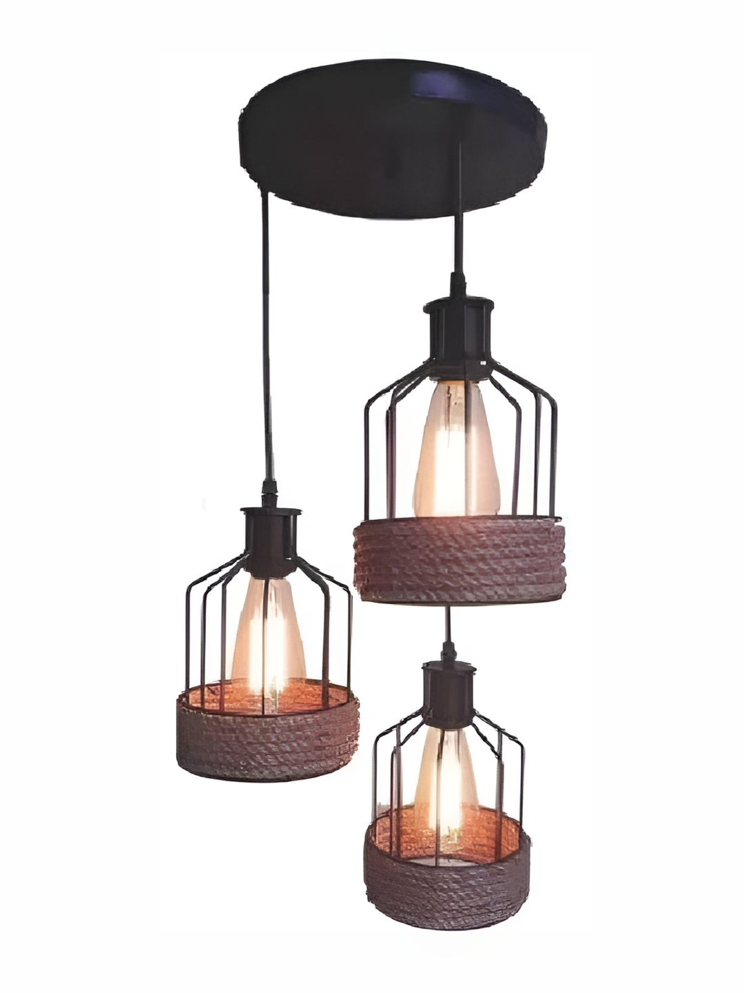 Areezo Black Abstract Shaped Ceiling Lamp-image-39