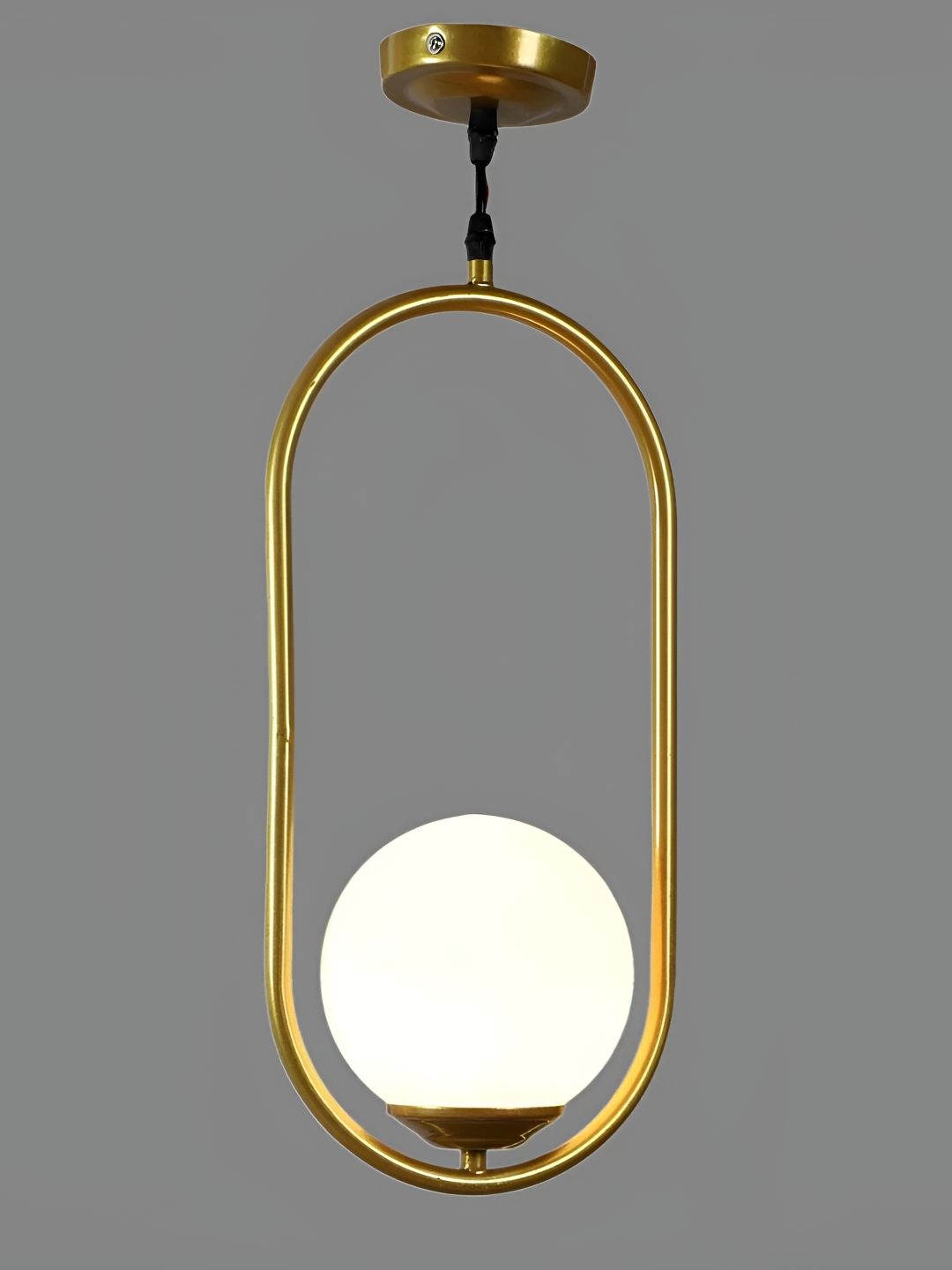 Areezo Gold Toned Contemporary Metal Ceiling Lamp-image-48