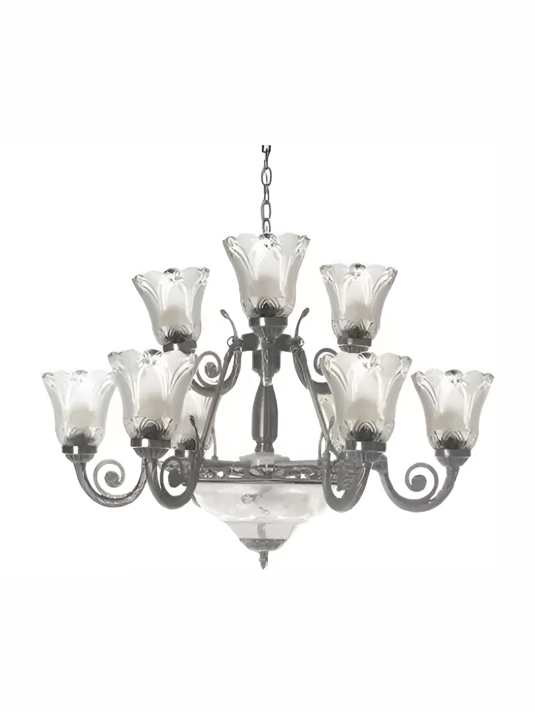 Areezo Grey Contemporary Aluminium Ceiling Lamp-image-14