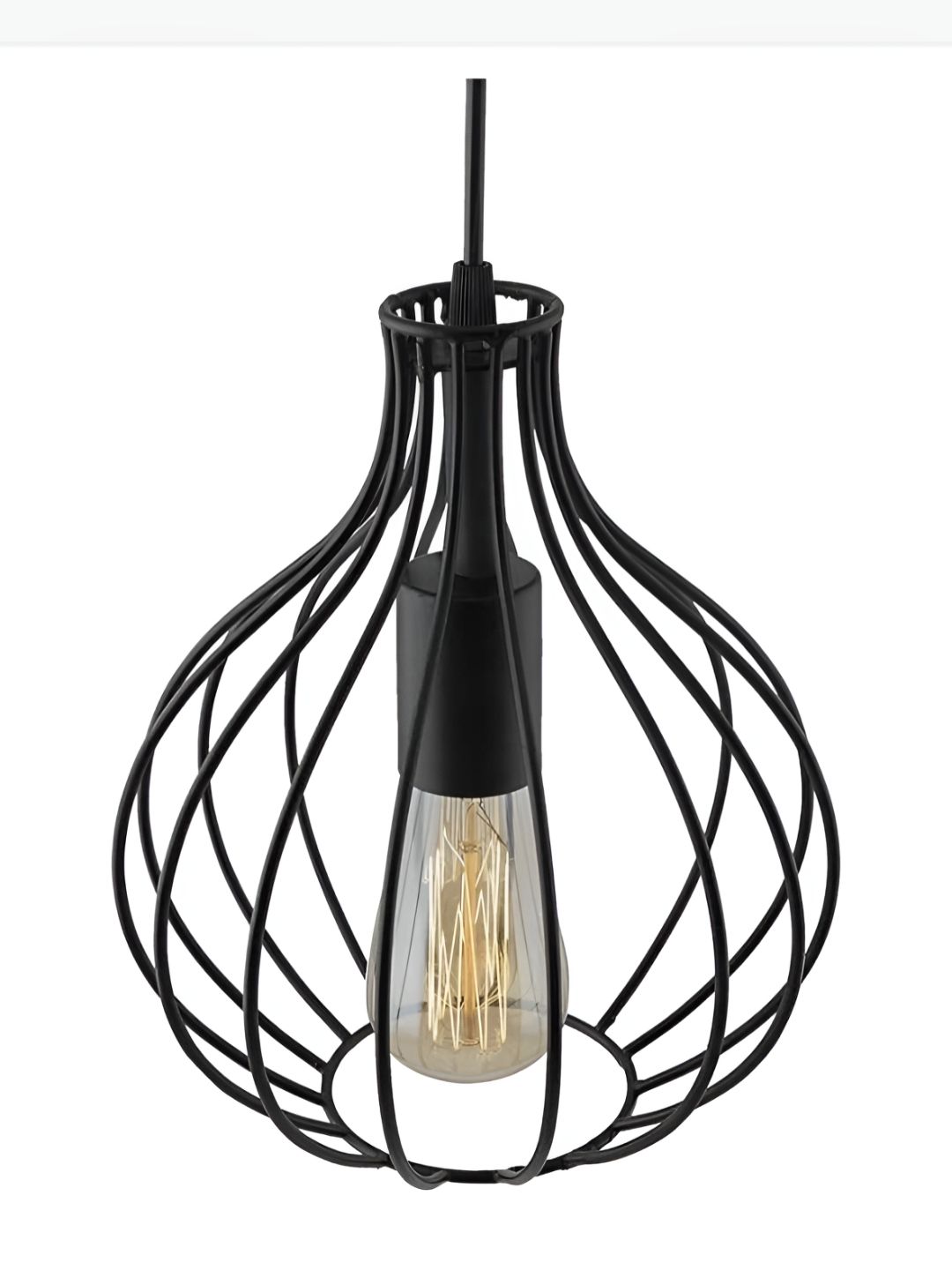 Areezo Black Contemporary Metal Ceiling Lamp-picture-13